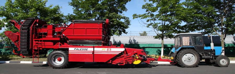 КАМБАЙН БУЛЬБАЎБОРАЧНЫ З БАКАВЫМ ПАДКОПАМ БУЛЬБЯНЫХ ГРАБЯНЁЎ КПБ - 2 «РТ2»