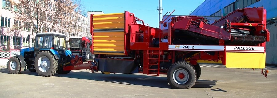 КАМБАЙН БУЛЬБАЎБОРАЧНЫ ПАЎПРЫЧАПНЫ КПБ-260-2 «РТ260-2»