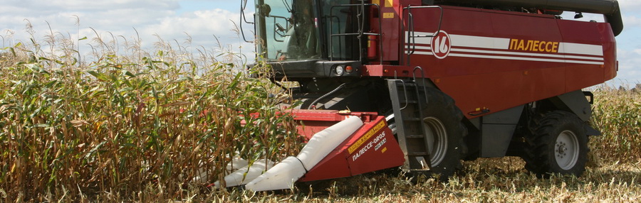 Камплект абсталявання для ўборкі кукурузы на зерне КОК